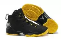 nouveau air jordan 10 homme pas cher style populaire francais noir jaune